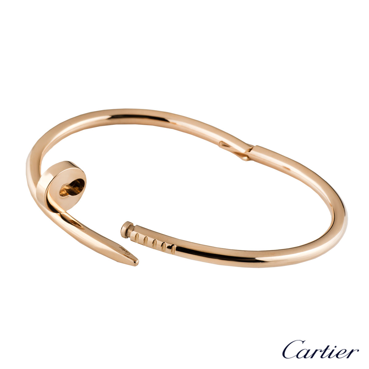 cartier nail bangle how to open